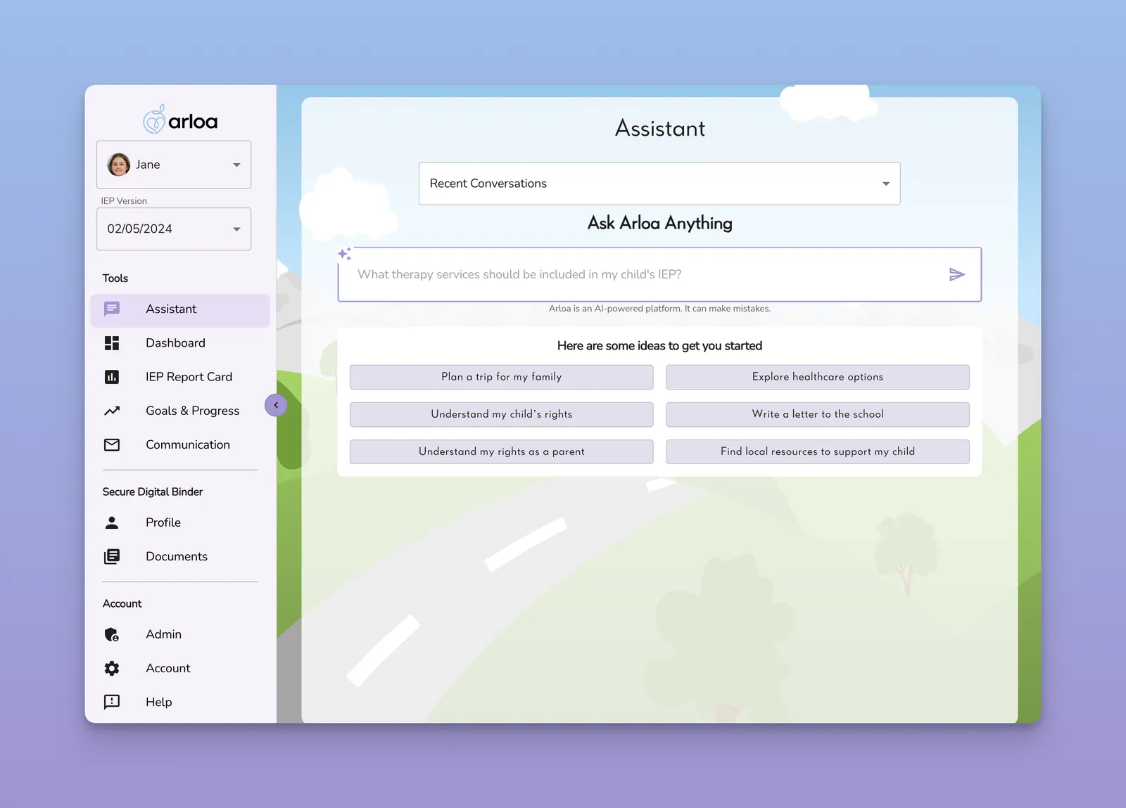 Arloa AI assistant