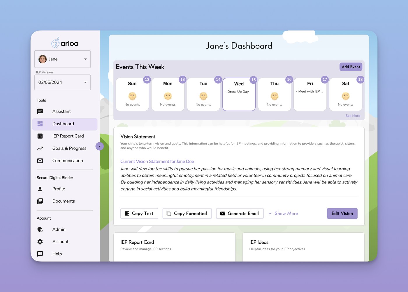 Arloa brand and newsletter system